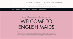 Desktop Screenshot of englishmaids.biz